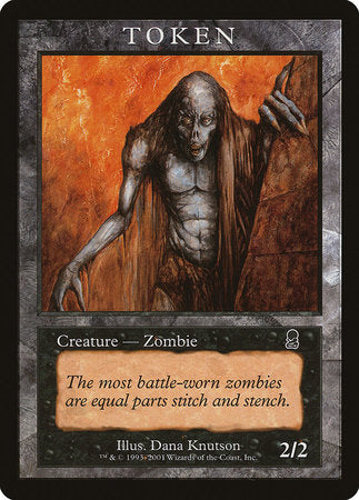 Zombie Token (Odyssey) [Magic Player Rewards 2002] | Exor Games New Glasgow