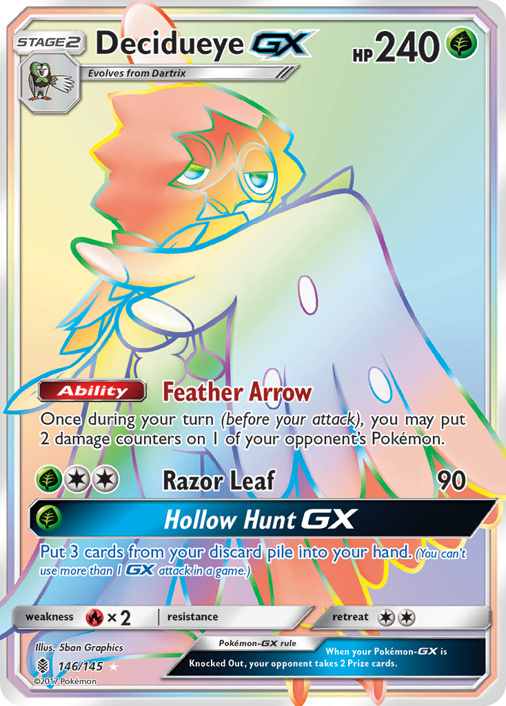 Decidueye GX (146/145) [Sun & Moon: Guardians Rising] | Exor Games New Glasgow