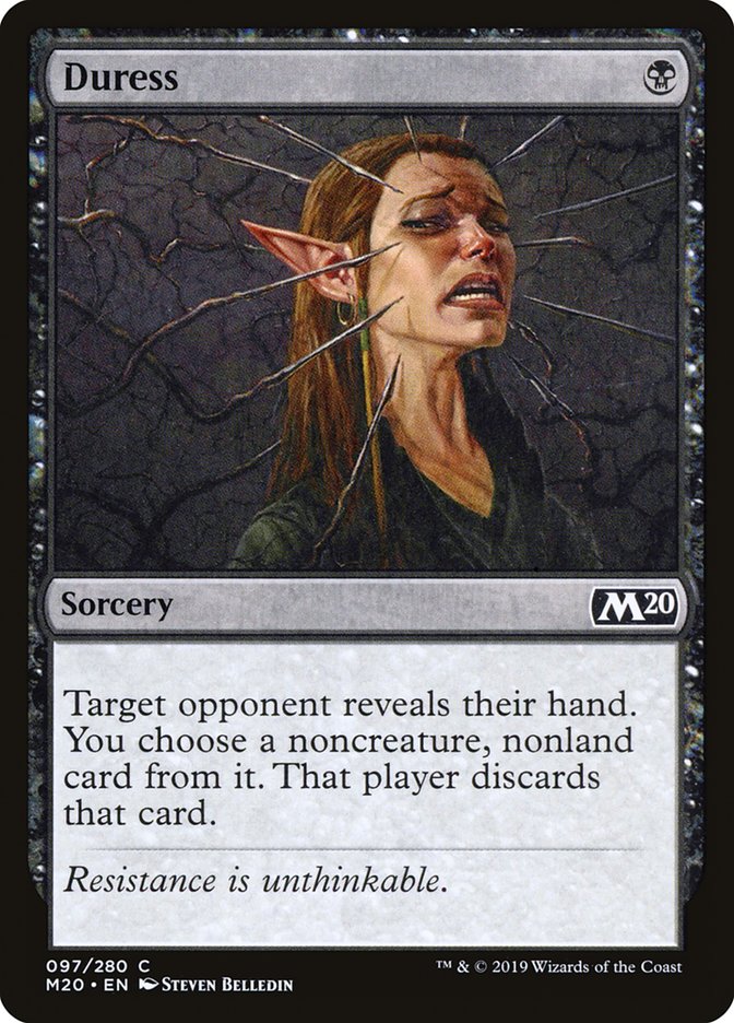 Duress [Core Set 2020] | Exor Games New Glasgow