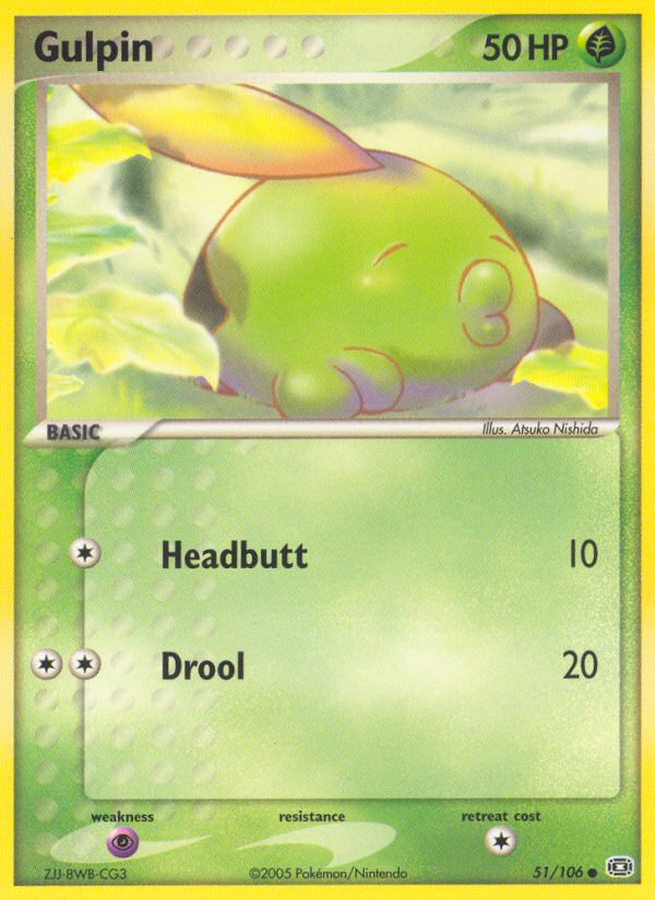 Gulpin (51/106) [EX: Emerald] | Exor Games New Glasgow