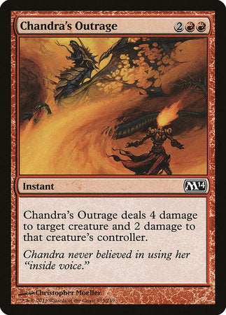 Chandra's Outrage [Magic 2014] | Exor Games New Glasgow