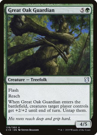 Great Oak Guardian [Commander 2019] | Exor Games New Glasgow