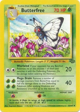 Butterfree (33/64) [Jungle Unlimited] | Exor Games New Glasgow
