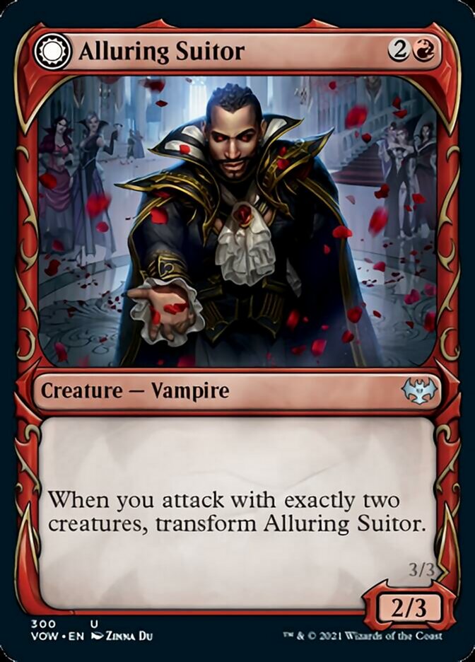 Alluring Suitor // Deadly Dancer (Showcase Fang Frame) [Innistrad: Crimson Vow] | Exor Games New Glasgow