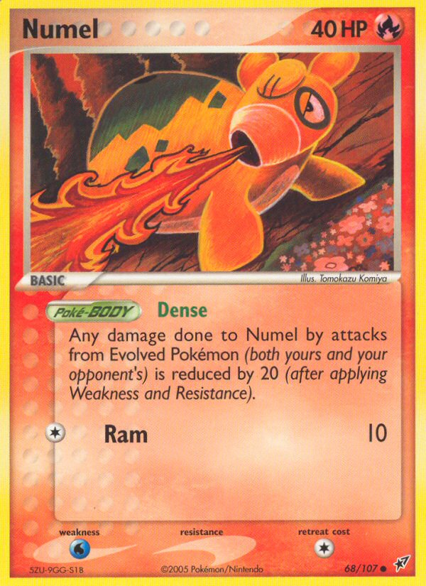 Numel (68/107) [EX: Deoxys] | Exor Games New Glasgow