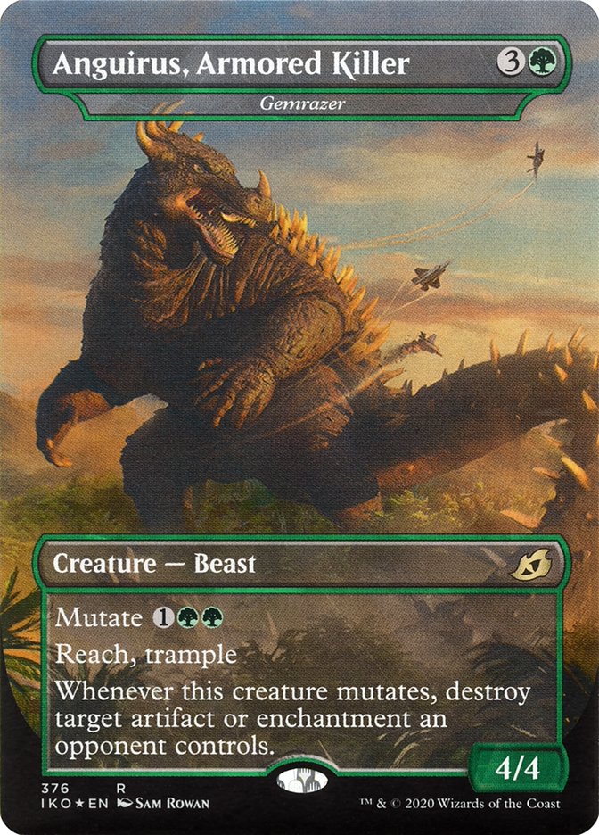 Gemrazer - Anguirus, Armored Killer (Extended Art) [Ikoria: Lair of Behemoths] | Exor Games New Glasgow