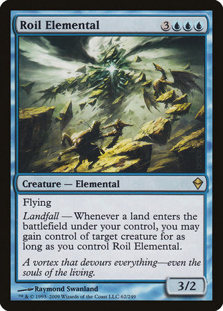 Roil Elemental [Zendikar] | Exor Games New Glasgow