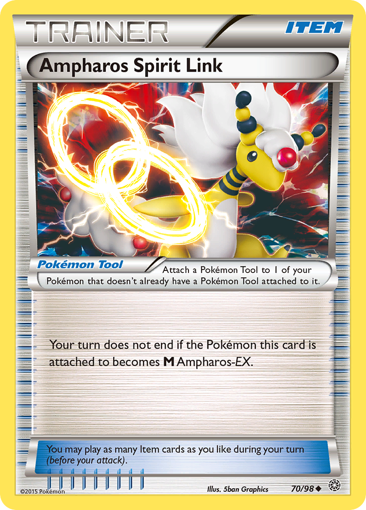 Ampharos Spirit Link (70/98) [XY: Ancient Origins] | Exor Games New Glasgow