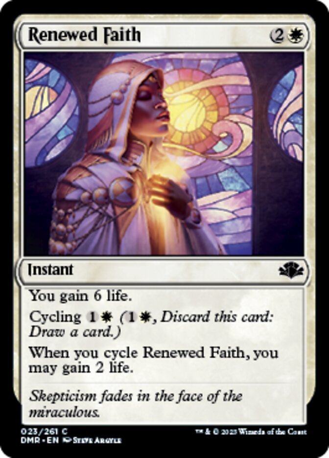 Renewed Faith [Dominaria Remastered] | Exor Games New Glasgow