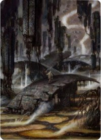 Grimclimb Pathway Art Card [Zendikar Rising Art Series] | Exor Games New Glasgow