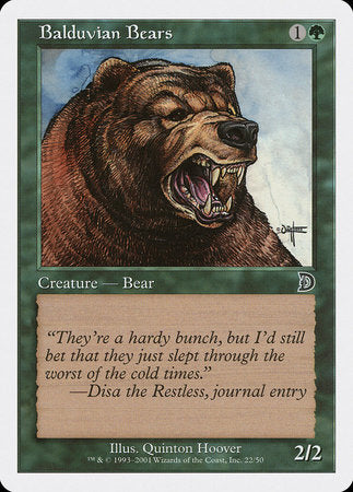 Balduvian Bears [Deckmasters] | Exor Games New Glasgow