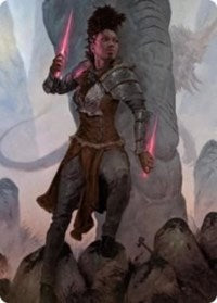 Kaya the Inexorable Art Card [Kaldheim: Art Series] | Exor Games New Glasgow