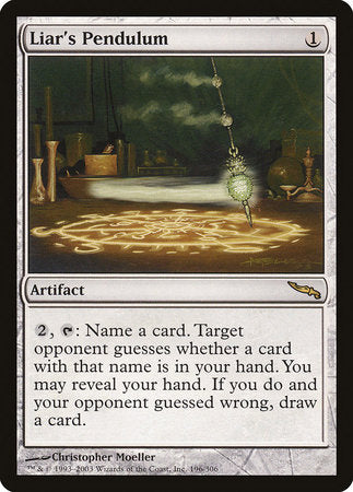 Liar's Pendulum [Mirrodin] | Exor Games New Glasgow