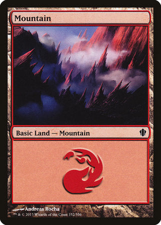 Mountain (352) [Commander 2013] | Exor Games New Glasgow