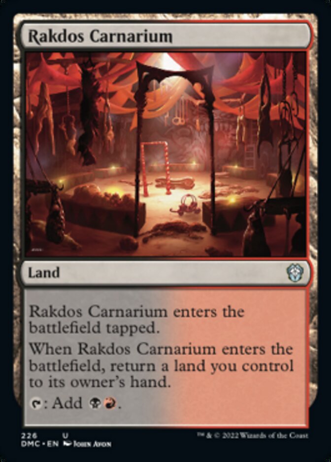 Rakdos Carnarium [Dominaria United Commander] | Exor Games New Glasgow