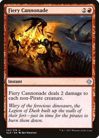 Fiery Cannonade [Ixalan] | Exor Games New Glasgow