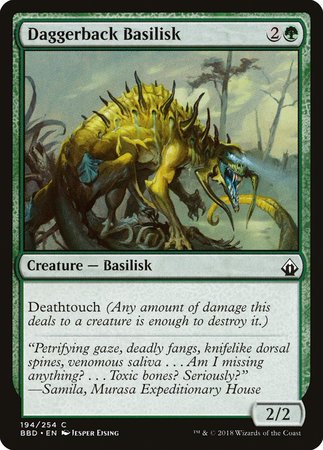 Daggerback Basilisk [Battlebond] | Exor Games New Glasgow