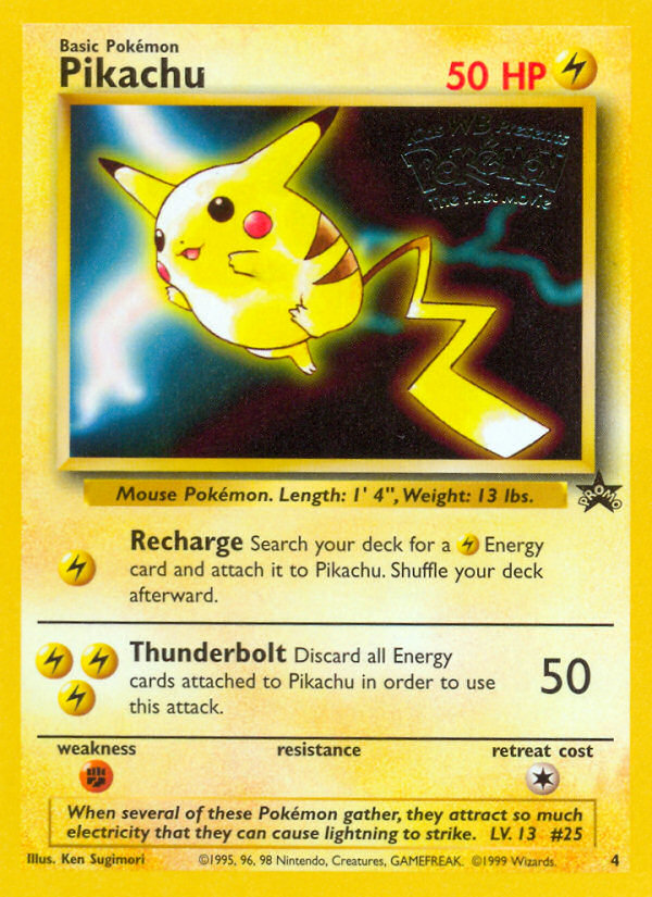 Pikachu (4) [Wizards of the Coast: Black Star Promos] | Exor Games New Glasgow