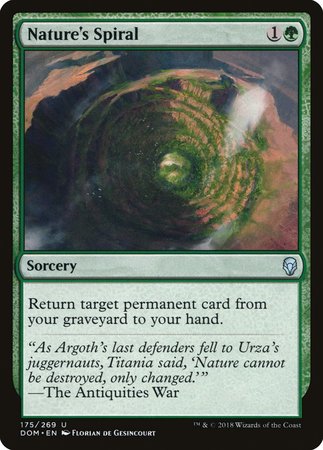 Nature's Spiral [Dominaria] | Exor Games New Glasgow