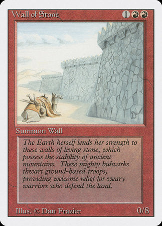 Wall of Stone [Revised Edition] | Exor Games New Glasgow