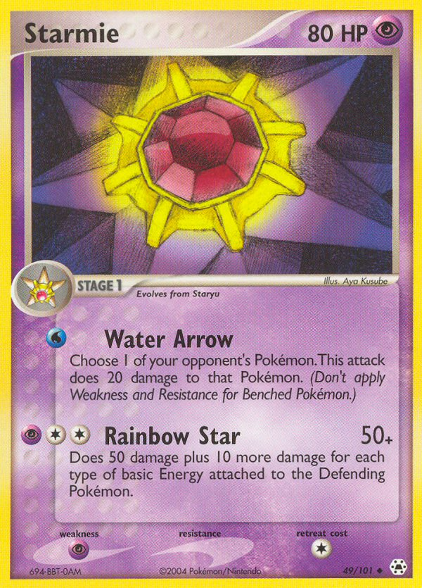 Starmie (49/101) [EX: Hidden Legends] | Exor Games New Glasgow