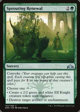 Sprouting Renewal [Guilds of Ravnica] | Exor Games New Glasgow