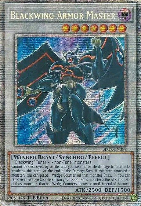 Blackwing Armor Master [BLCR-EN099] Starlight Rare | Exor Games New Glasgow