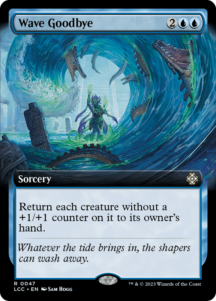 Wave Goodbye (Extended Art) [The Lost Caverns of Ixalan Commander] | Exor Games New Glasgow