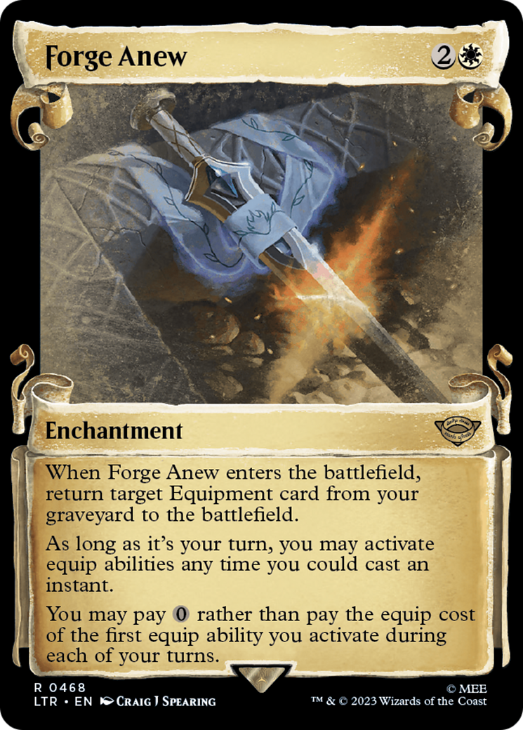 Forge Anew [The Lord of the Rings: Tales of Middle-Earth Showcase Scrolls] | Exor Games New Glasgow