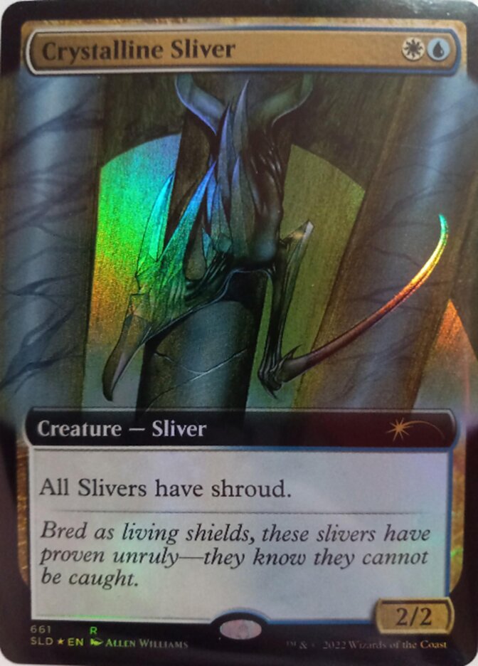 Crystalline Sliver (Extended Art) [Secret Lair Drop Promos] | Exor Games New Glasgow