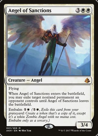 Angel of Sanctions [Amonkhet] | Exor Games New Glasgow