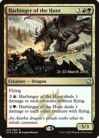 Harbinger of the Hunt [Dragons of Tarkir Promos] | Exor Games New Glasgow