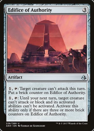 Edifice of Authority [Amonkhet] | Exor Games New Glasgow