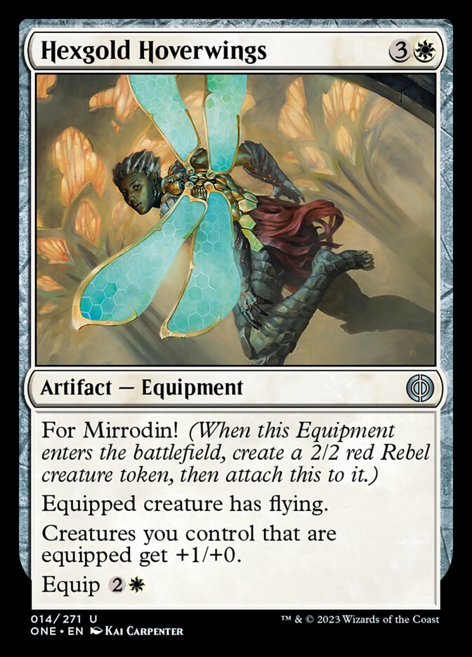 Hexgold Hoverwings [Phyrexia: All Will Be One] | Exor Games New Glasgow