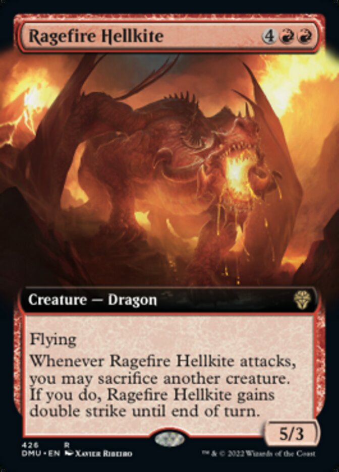 Ragefire Hellkite (Extended Art) [Dominaria United] | Exor Games New Glasgow