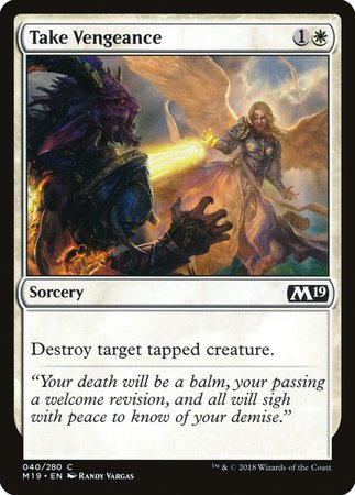 Take Vengeance [Core Set 2019] | Exor Games New Glasgow