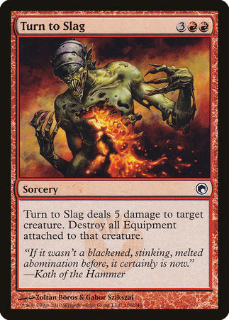 Turn to Slag [Scars of Mirrodin] | Exor Games New Glasgow