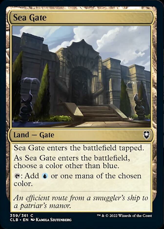 Sea Gate [Commander Legends: Battle for Baldur's Gate] | Exor Games New Glasgow