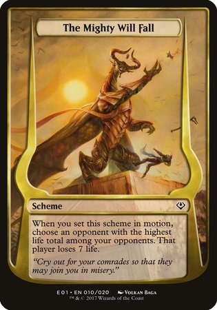 The Mighty Will Fall (Archenemy: Nicol Bolas) [Archenemy: Nicol Bolas Schemes] | Exor Games New Glasgow