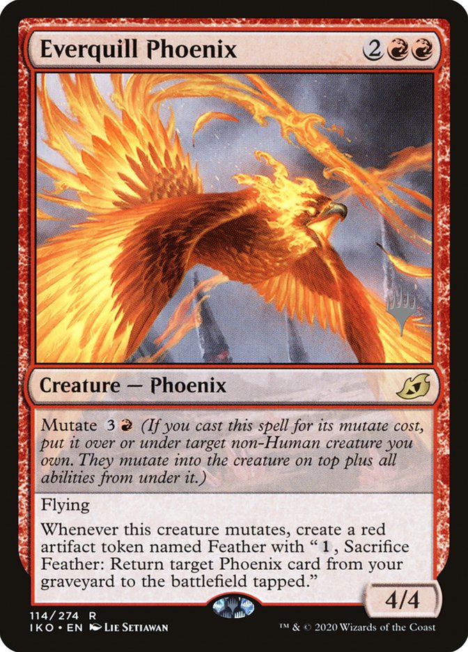 Everquill Phoenix (Promo Pack) [Ikoria: Lair of Behemoths Promos] | Exor Games New Glasgow