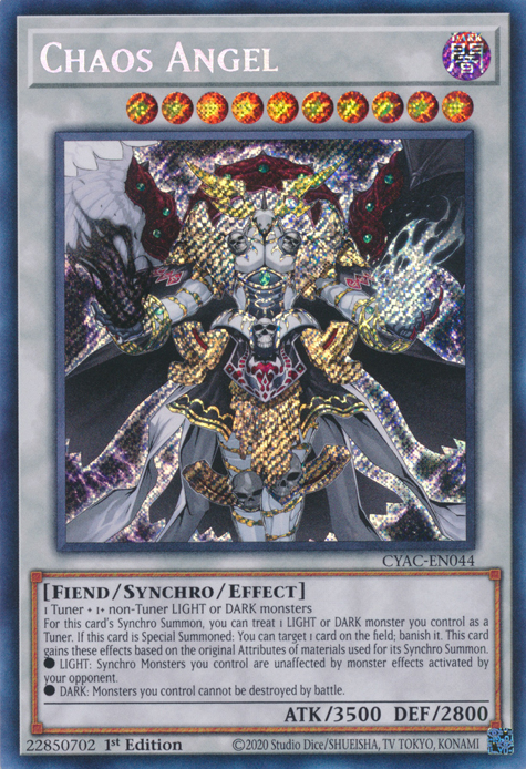 Chaos Angel [CYAC-EN044] Secret Rare | Exor Games New Glasgow