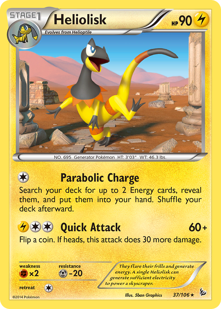 Heliolisk (37/106) [XY: Flashfire] | Exor Games New Glasgow