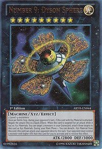 Number 9: Dyson Sphere [ABYR-EN044] Ultra Rare | Exor Games New Glasgow