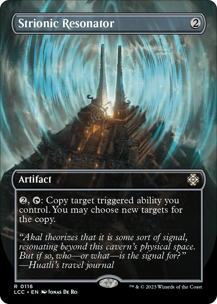 Strionic Resonator (Borderless) [The Lost Caverns of Ixalan Commander] | Exor Games New Glasgow