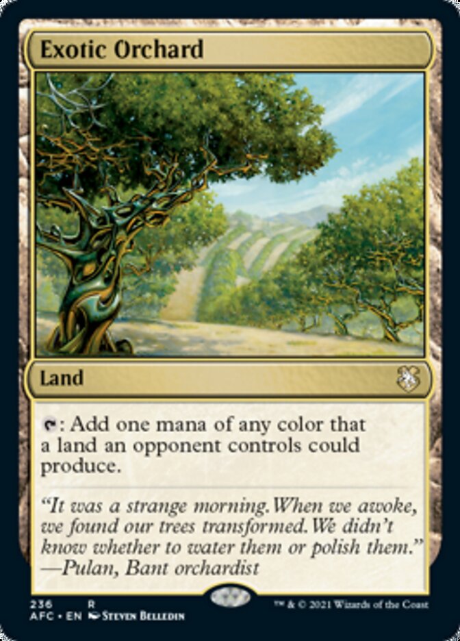 Exotic Orchard [Dungeons & Dragons: Adventures in the Forgotten Realms Commander] | Exor Games New Glasgow