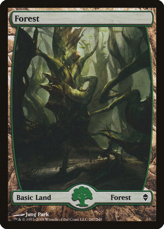 Forest (247) - Full Art [Zendikar] | Exor Games New Glasgow