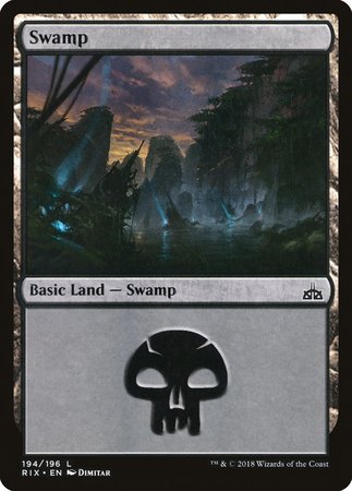 Swamp [Rivals of Ixalan] | Exor Games New Glasgow