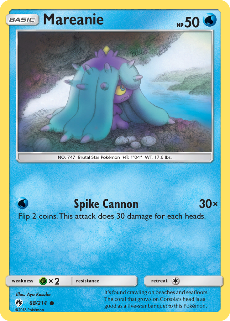 Mareanie (68/214) [Sun & Moon: Lost Thunder] | Exor Games New Glasgow