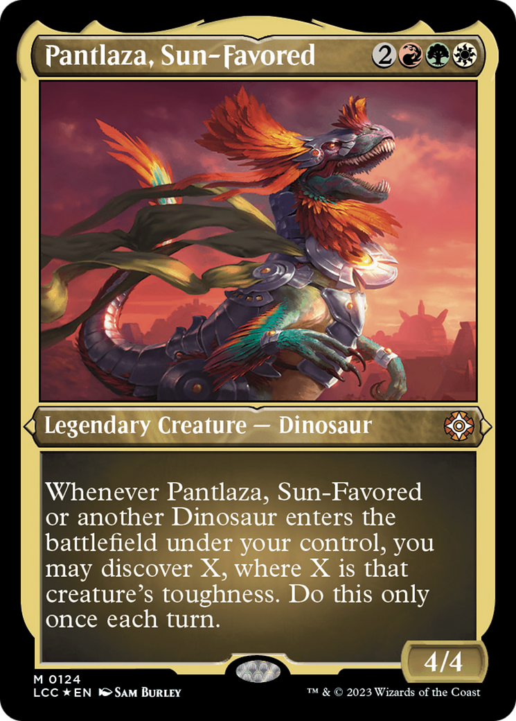 Pantlaza, Sun-Favored (Display Commander) [The Lost Caverns of Ixalan Commander] | Exor Games New Glasgow