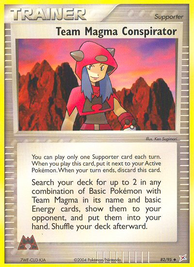 Team Magma Conspirator (82/95) [EX: Team Magma vs Team Aqua] | Exor Games New Glasgow
